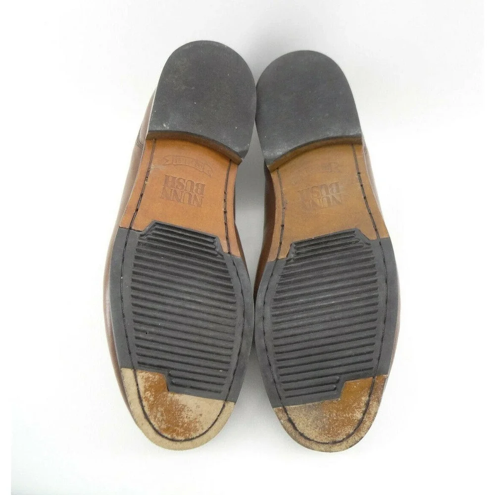 Nunn Bush Brown Weave Tassel Loafers Leather Slip On‎ Mens Shoes Size 10 M